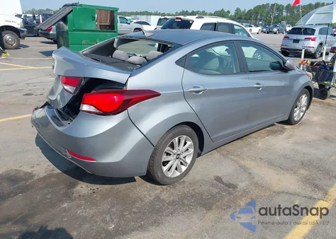 2014 Hyundai Elantra Se from USA, damaged, VIN KMHDH4AE1EU083834